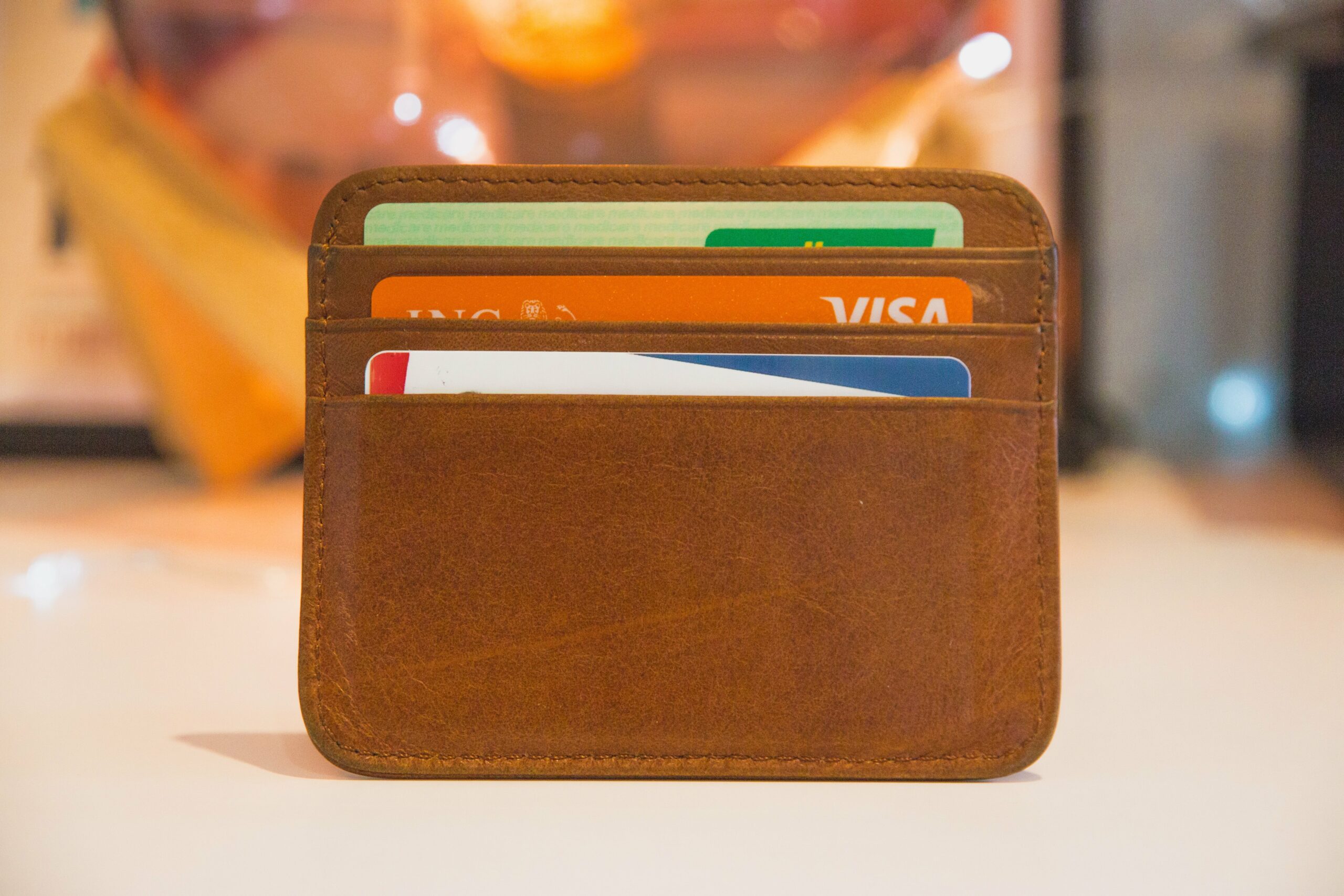 wallet with cards